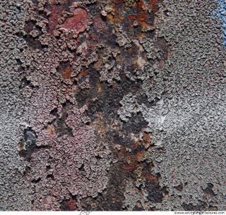 Photo Texture of Metal Paint Peeling